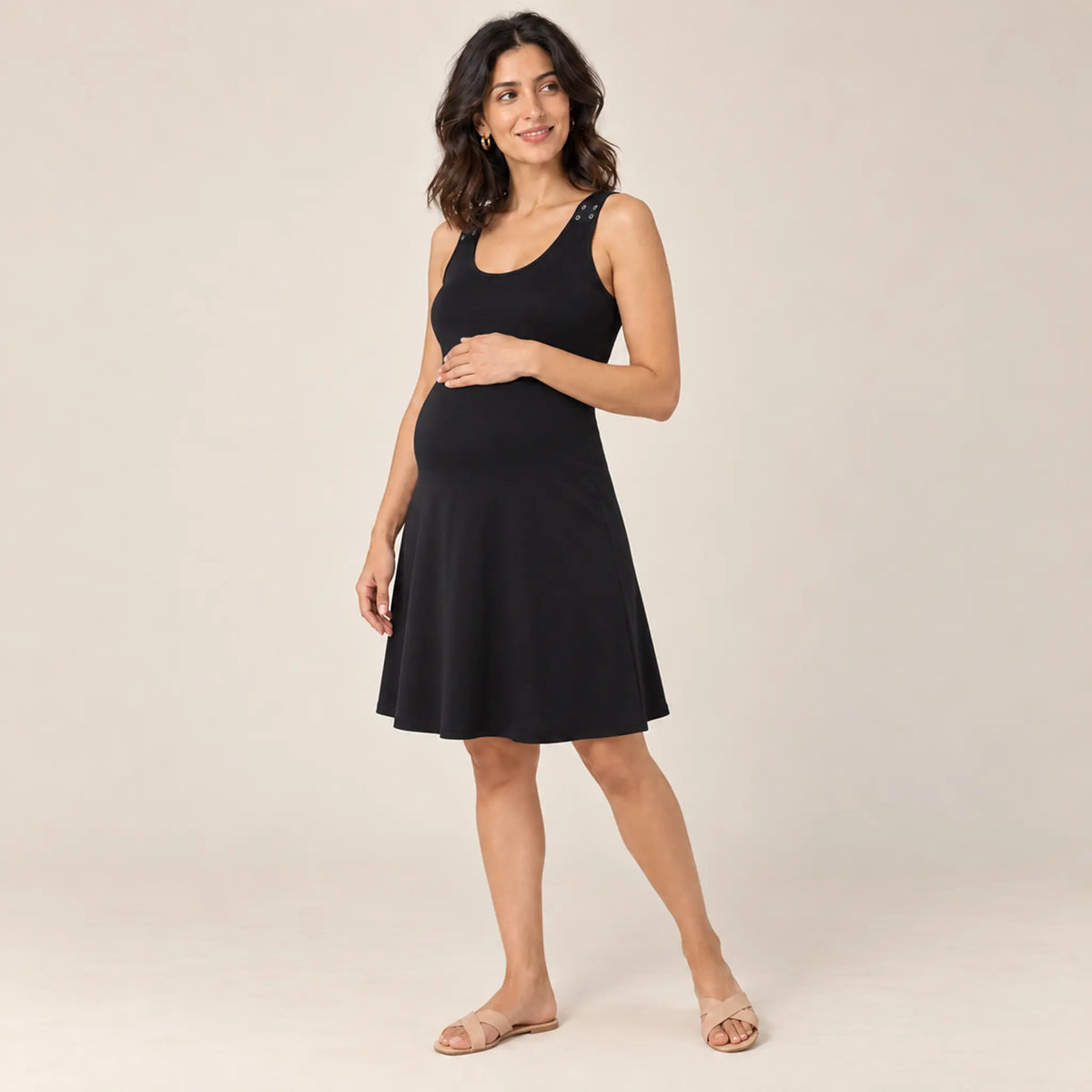 Zelma: 2 Pack Sleeveless Jersey Dress — maternity lookbook, look 02