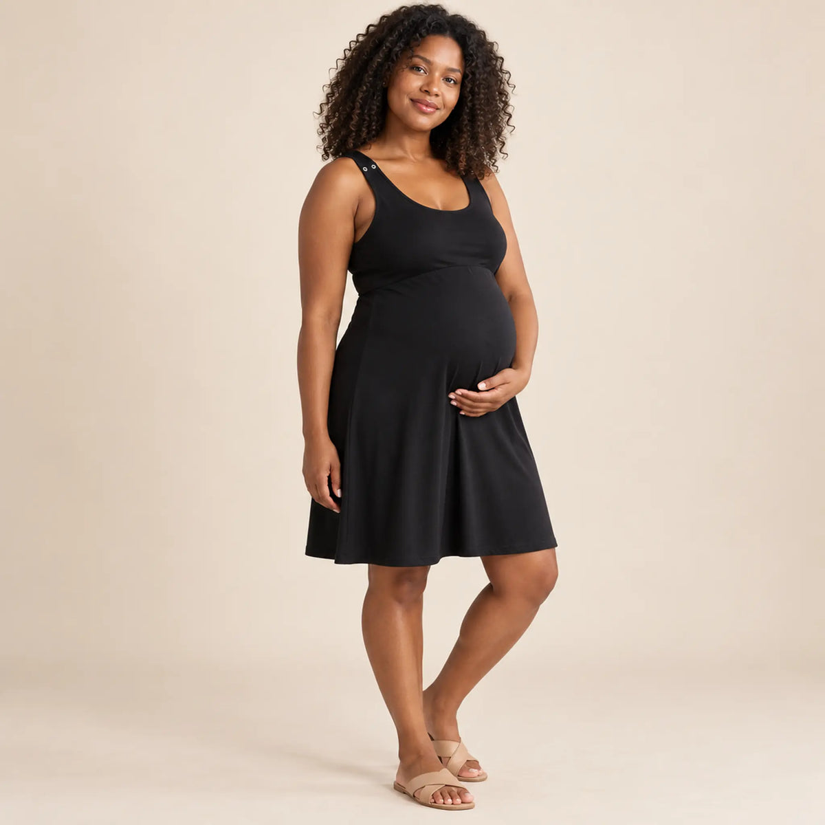 Zelma: 2 Pack Sleeveless Jersey Dress — maternity lookbook, look 04