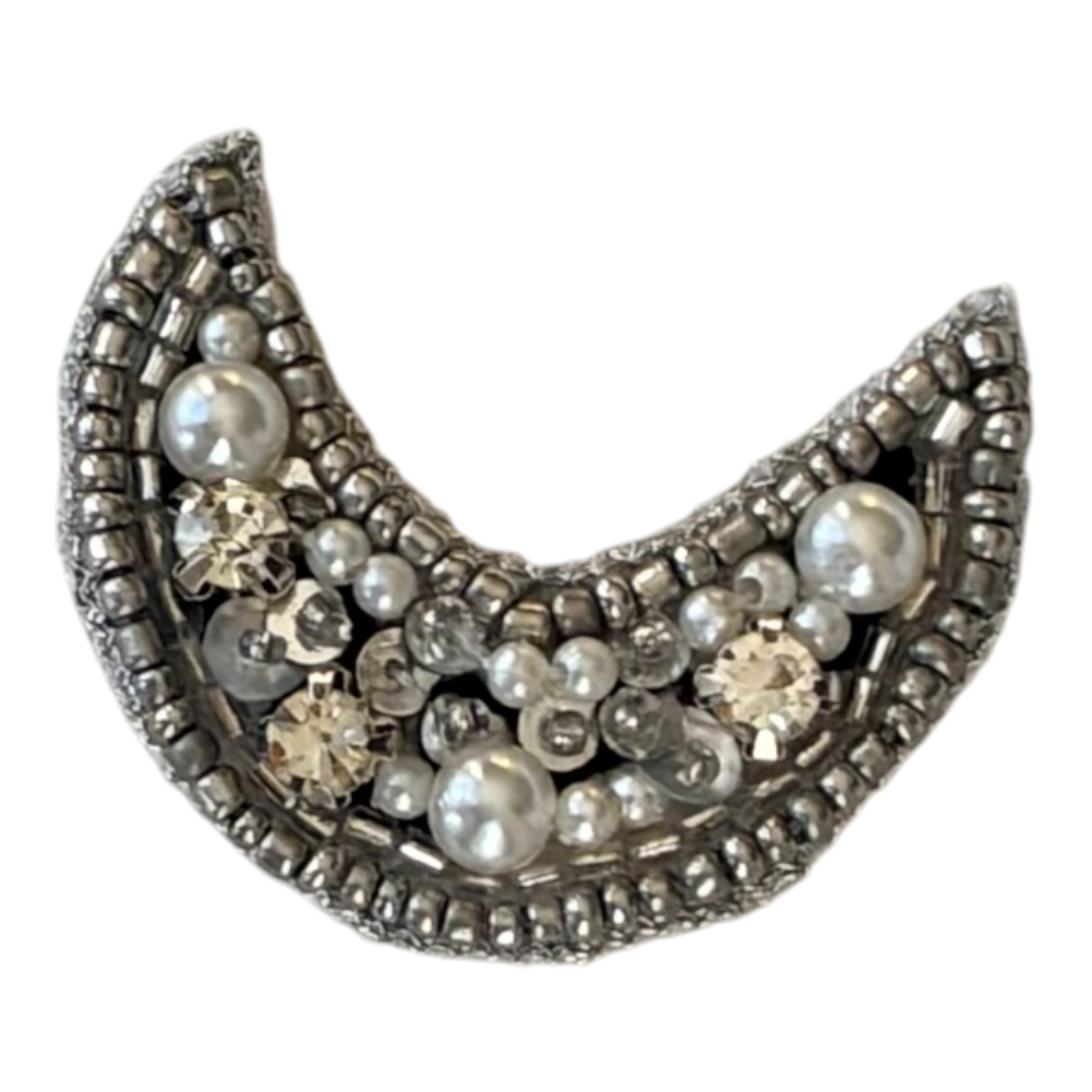 Lunar Pearl Brooch