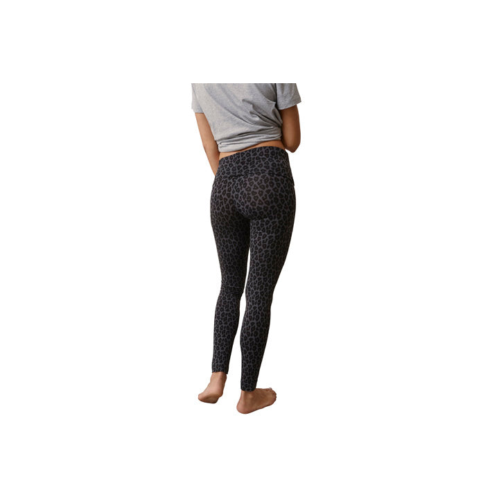 OONO leggings-leo print grey/black