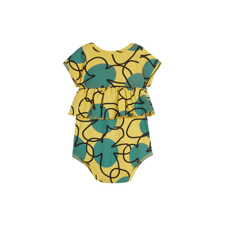 Flowers Yellow Onesie & Bloomer