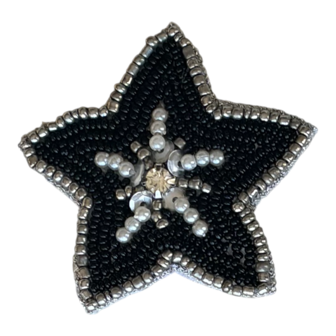 Midnight Star Brooch