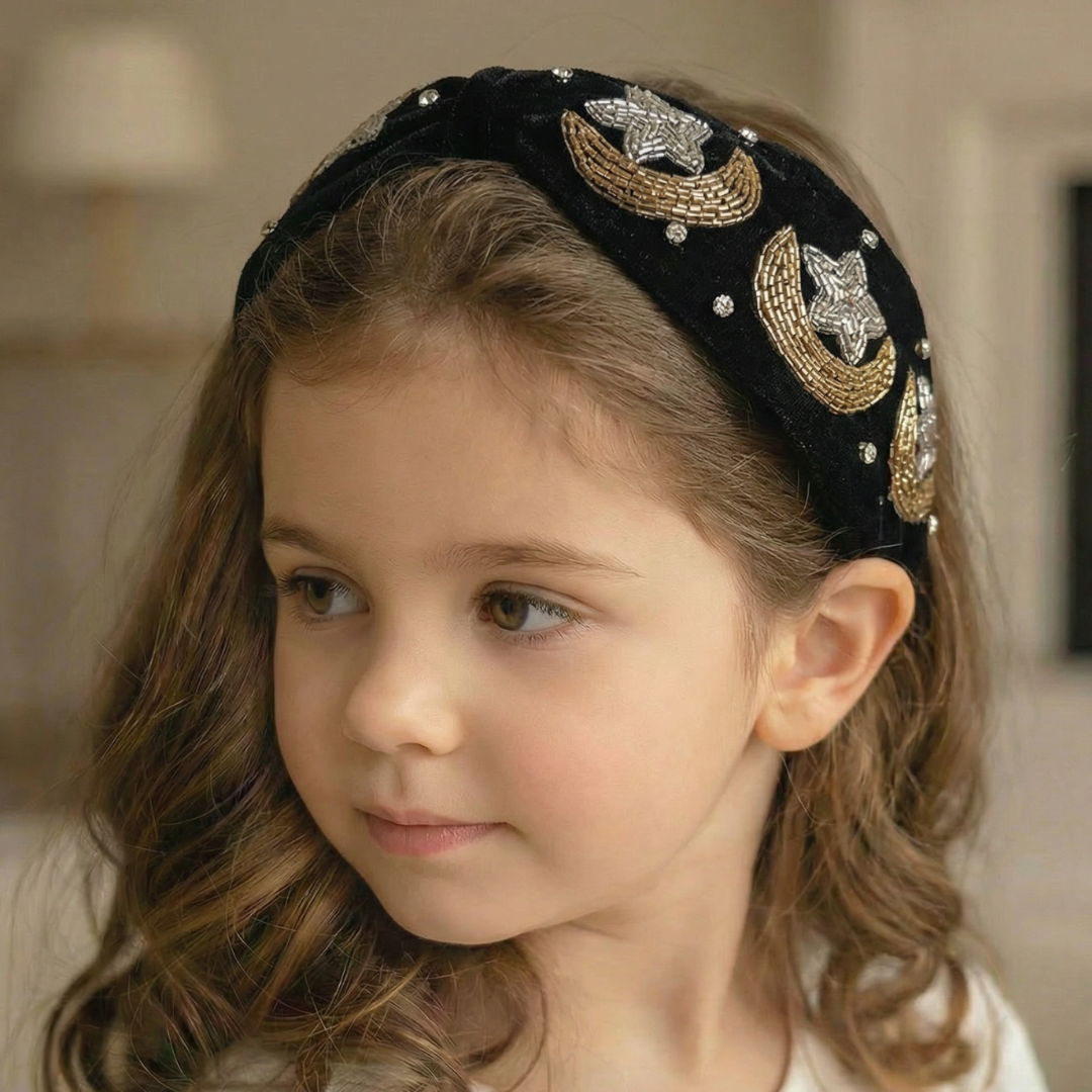 Midnight Star Velvet Headband