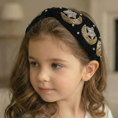 Midnight Star Velvet Headband