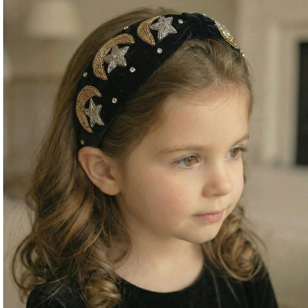 Midnight Star Velvet Headband