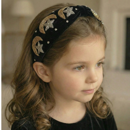 Midnight Star Velvet Headband