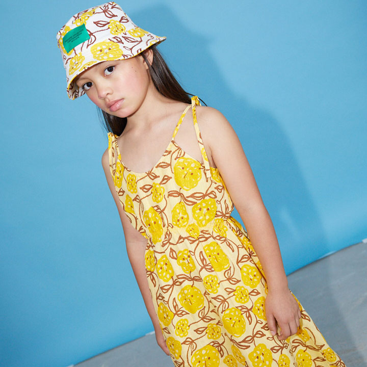 Mimosa linen dress