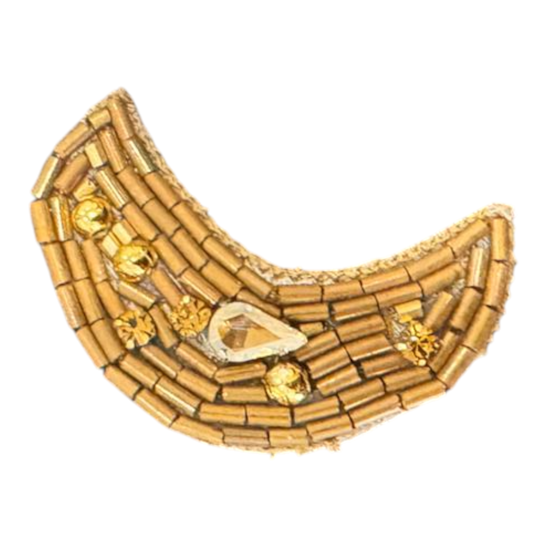 Moon Pearl Halo Brooch