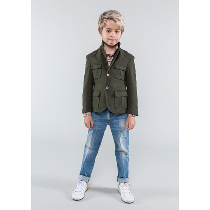 Boy Hunting 2 Bottons Blazer - Green