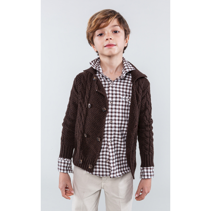 Boy Five Pockets Long Pants - White