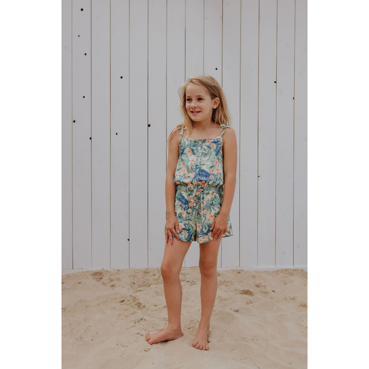 Playsuit Door Flower Print