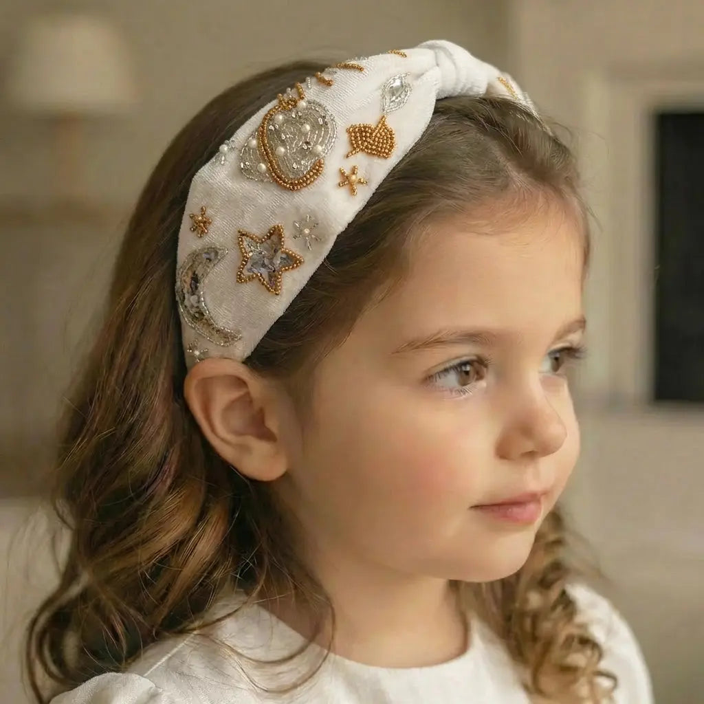 Noor Al Qamar Embellished Headband LAYALEE