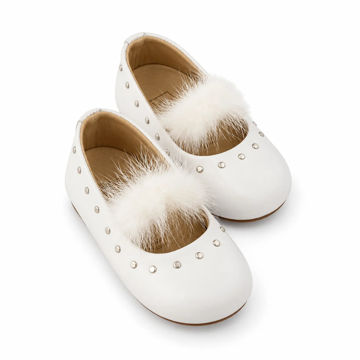 Babywalker Fur Ballerina - White product photo on pure white background