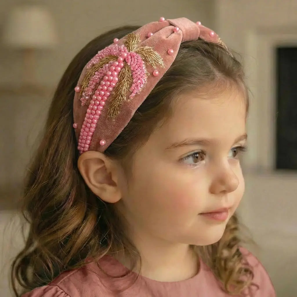 Palm Royale Suede Headband LAYALEE