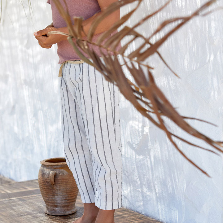 Striped Pants with Pockets
