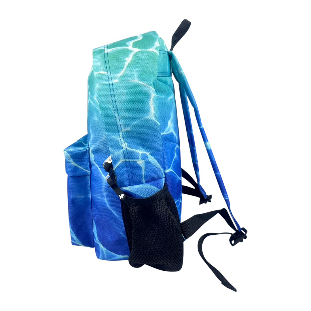 Iconic Blue Pool Fade Backpack