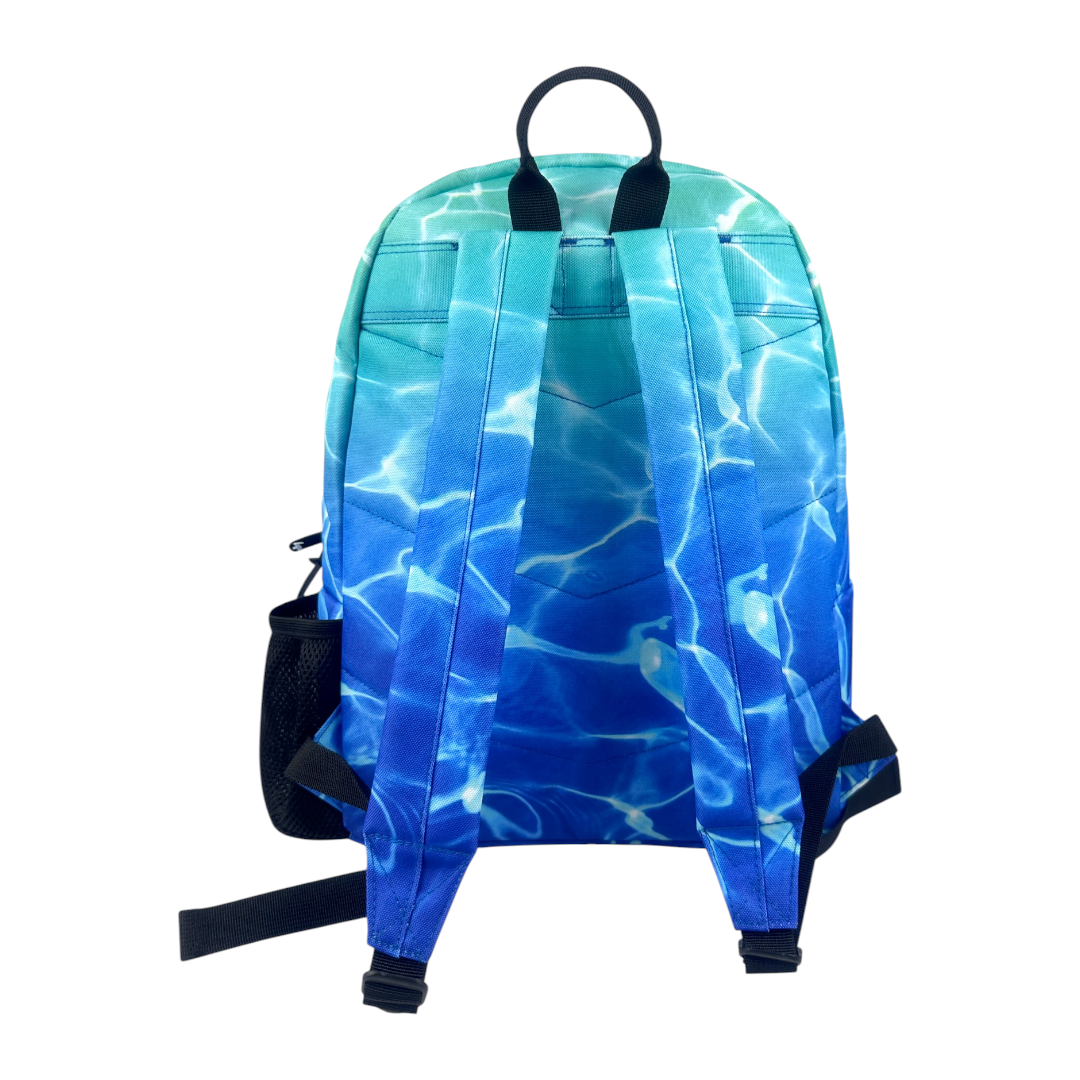 Iconic Blue Pool Fade Backpack