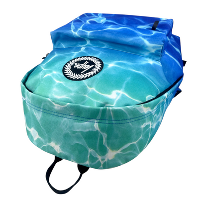 Iconic Blue Pool Fade Backpack