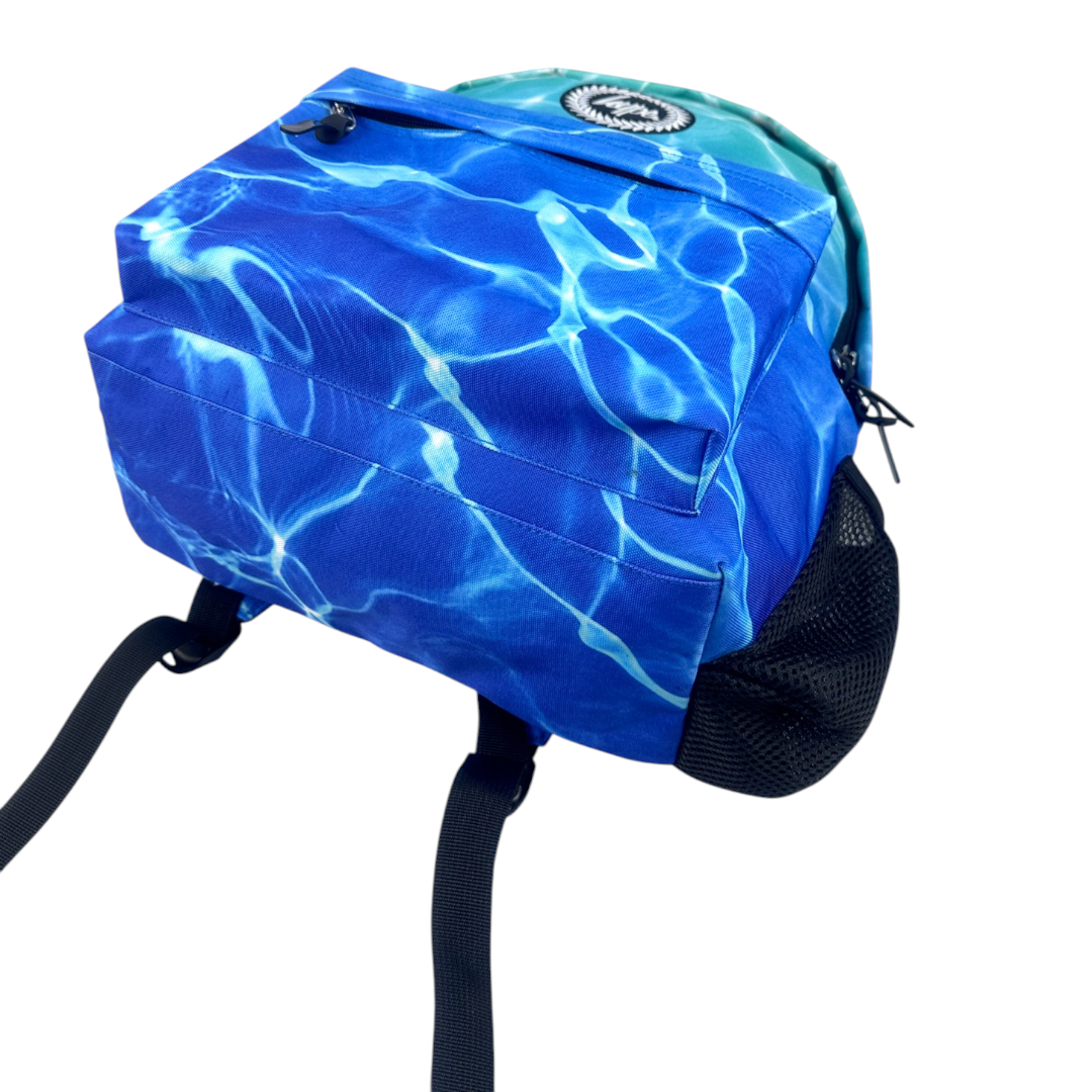 Iconic Blue Pool Fade Backpack