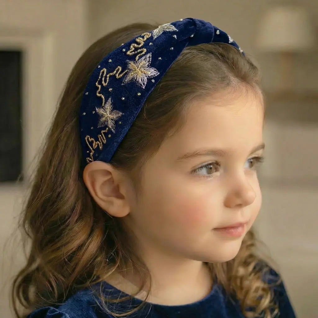 Starlit Dusk Velvet Headband LAYALEE