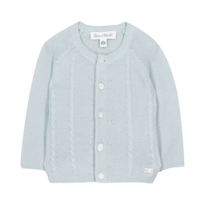 Baby Cardigan - Blue Grey