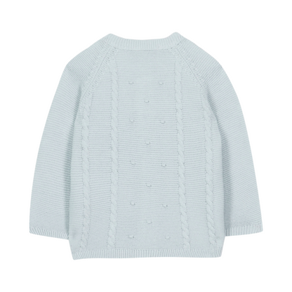 Baby Cardigan - Blue Grey