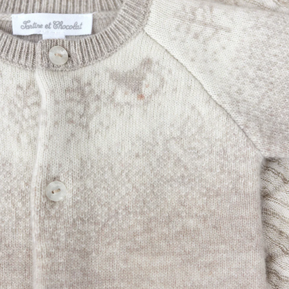 Wool Cashmere Onesie - Sand
