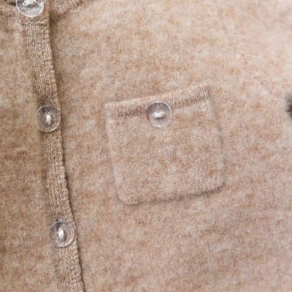 Cotton Wool Onesie - Camel