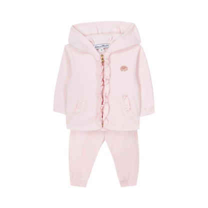 Pale Pink Girls Tracksuit