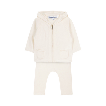 Wool Cashmere Tracksuit - White