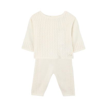 100% Cashmere Set - Ecru