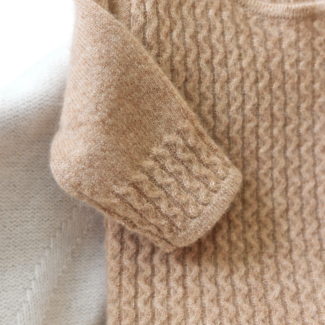 100% Cashmere Set - Beige