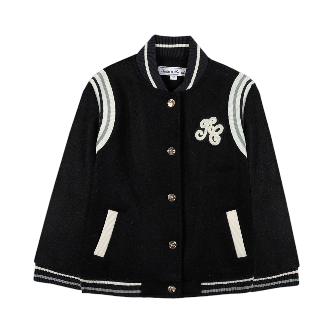 Unisex Navy Blue Bomber Jacket