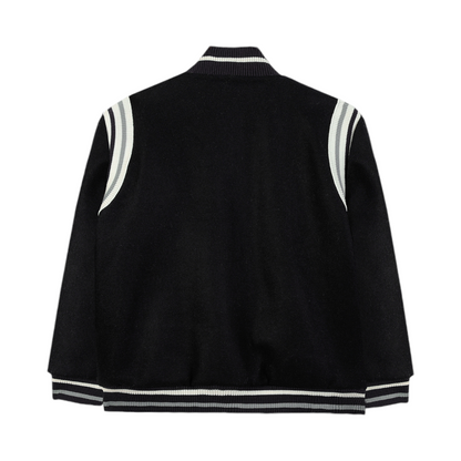 Unisex Navy Blue Bomber Jacket