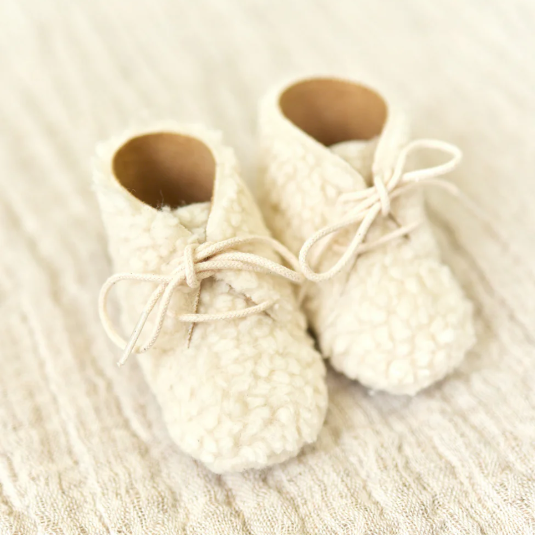 Baby Fur Shoes - Off White