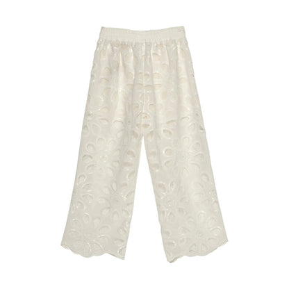 Layla Lace Top &amp; Pants - Snow White