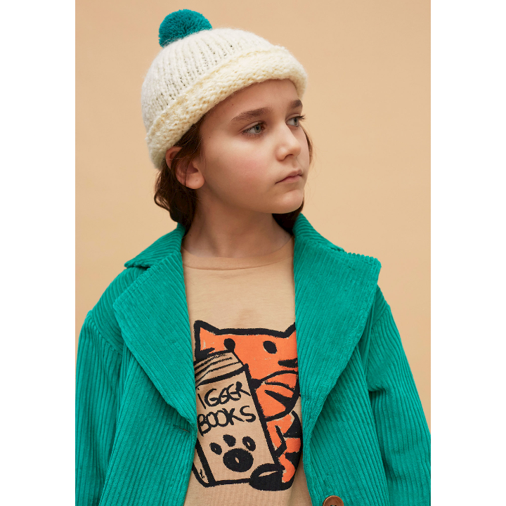 Cream wool hat