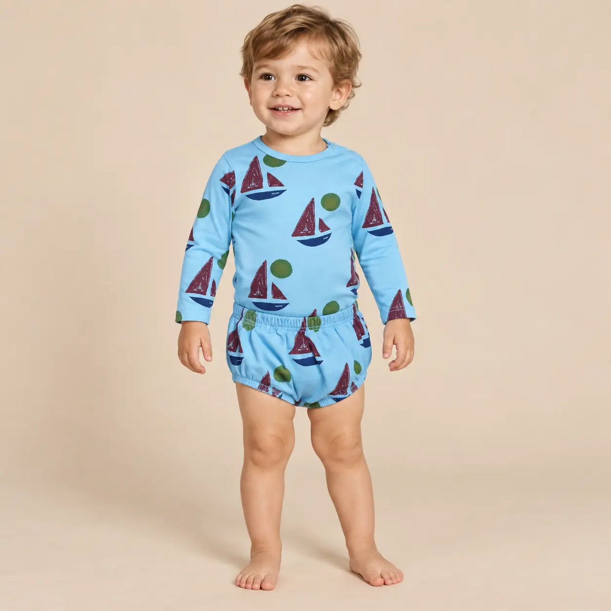 Baby Boat body &amp; Culotte - 24M boy lookbook pose 1