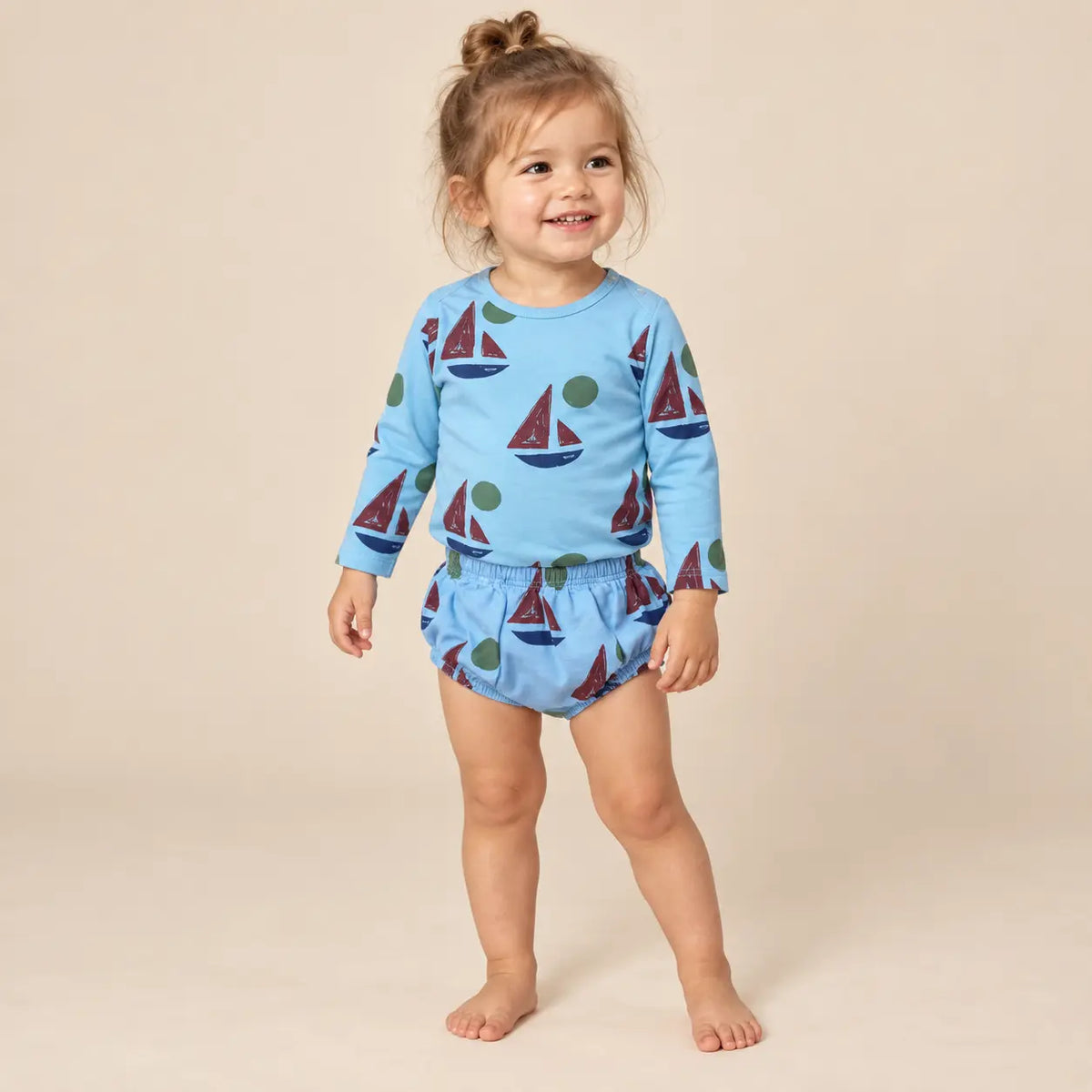 Baby Boat body &amp; Culotte - 24M girl lookbook pose 1
