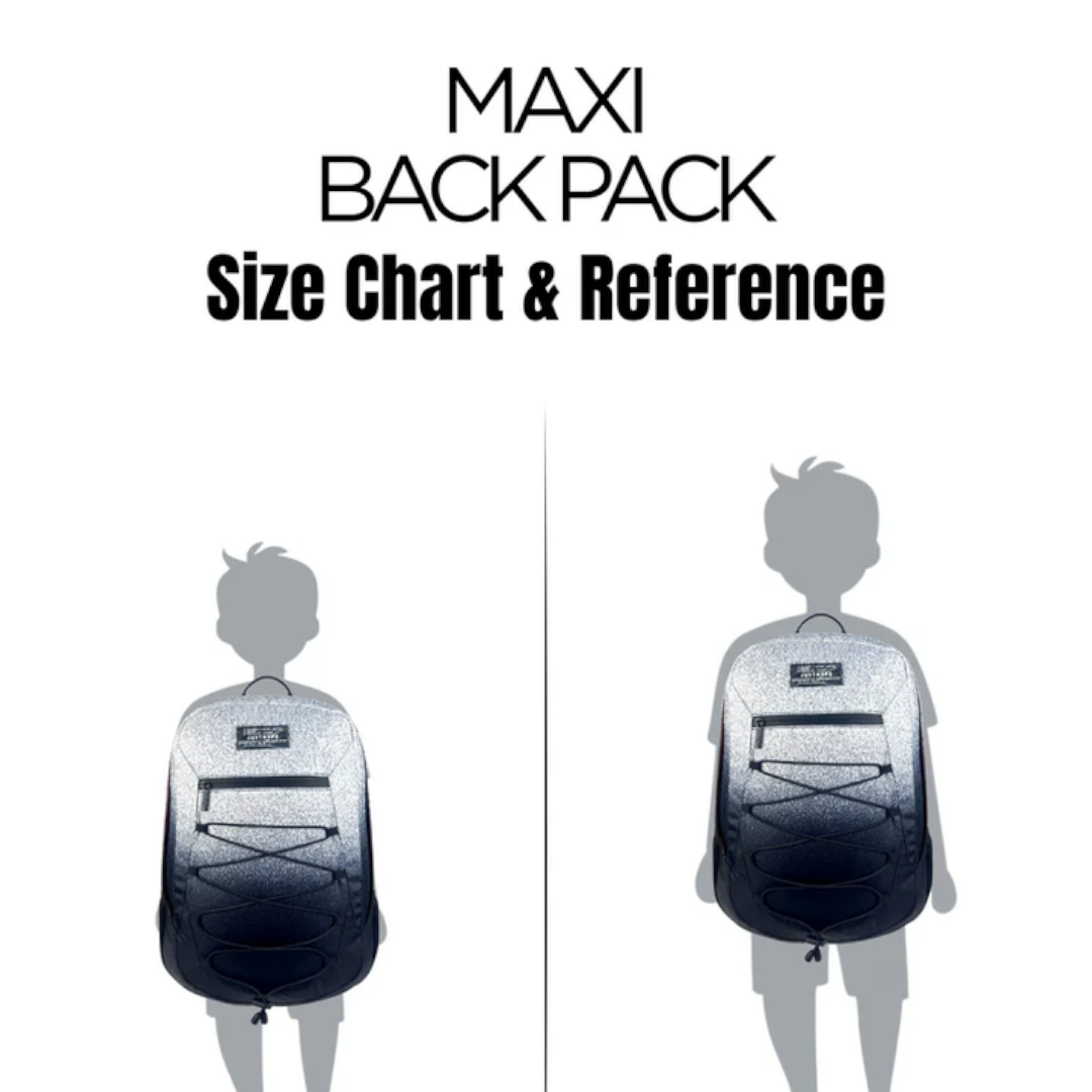 Backpack Pro Maxi Black &amp; White Speckle Fade