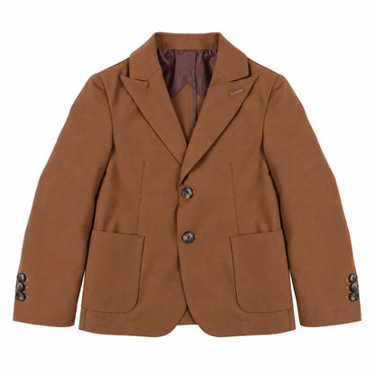 Boy 2 Buttons Jacket Brown product image