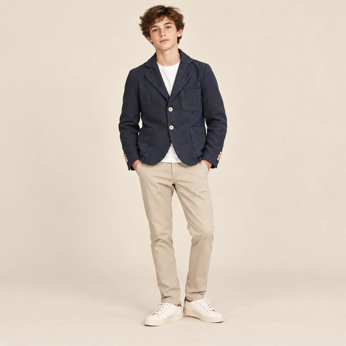 Boy 2 Buttons Jackets Blue lookbook image 5