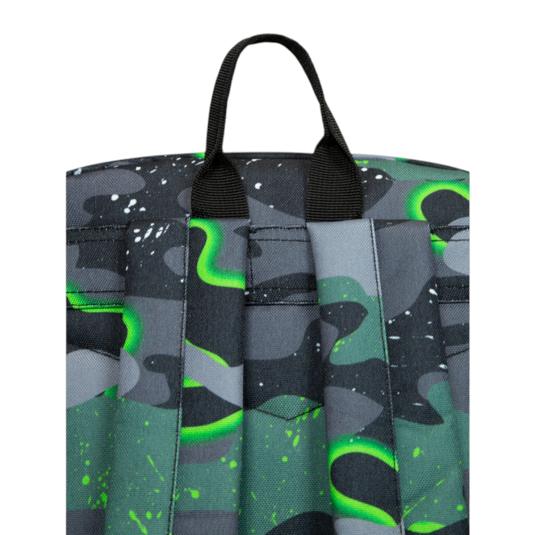Iconic Green Glow Camo Backpack