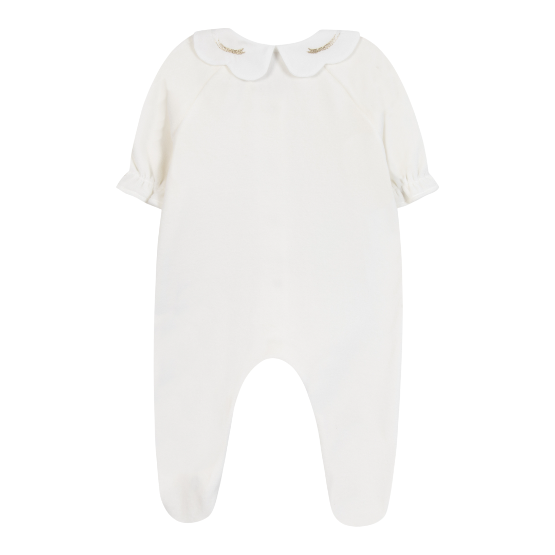 Ivory Gold Detail Romper