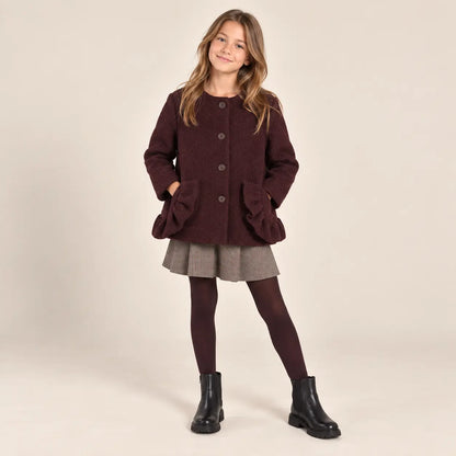 Coat Eunice Burgundy lookbook image 1