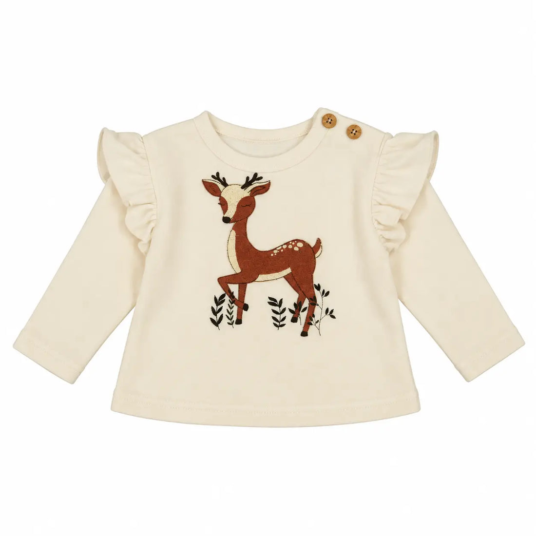 Cotton Velvet Sweatshirt Deer product image
