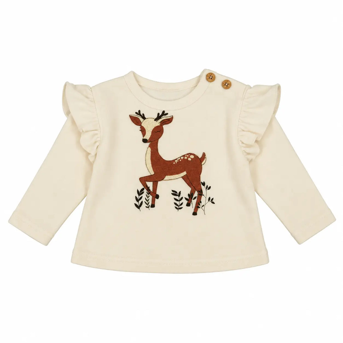 Cotton Velvet Sweatshirt Deer product image