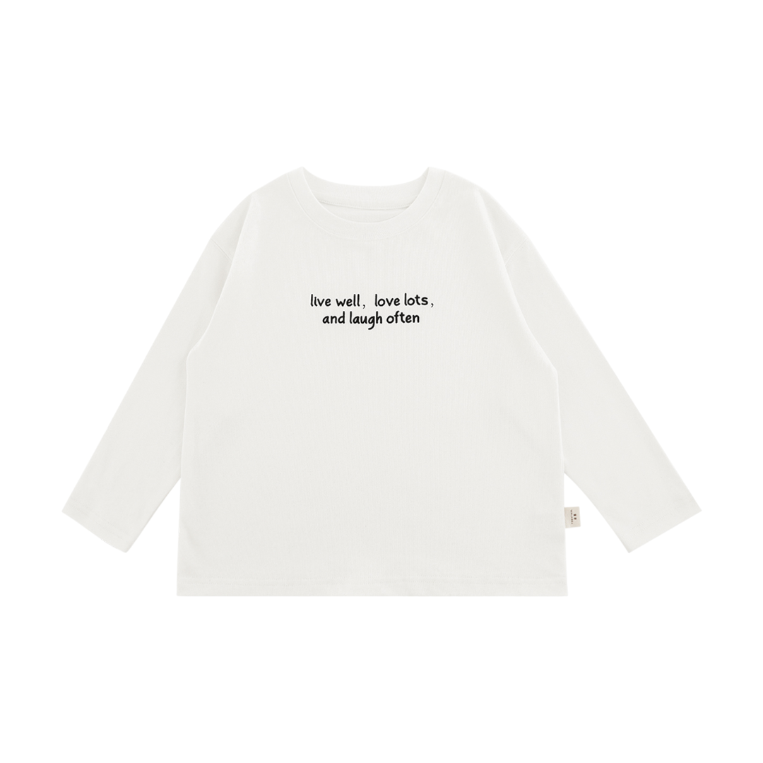 Simple Words Tee - White