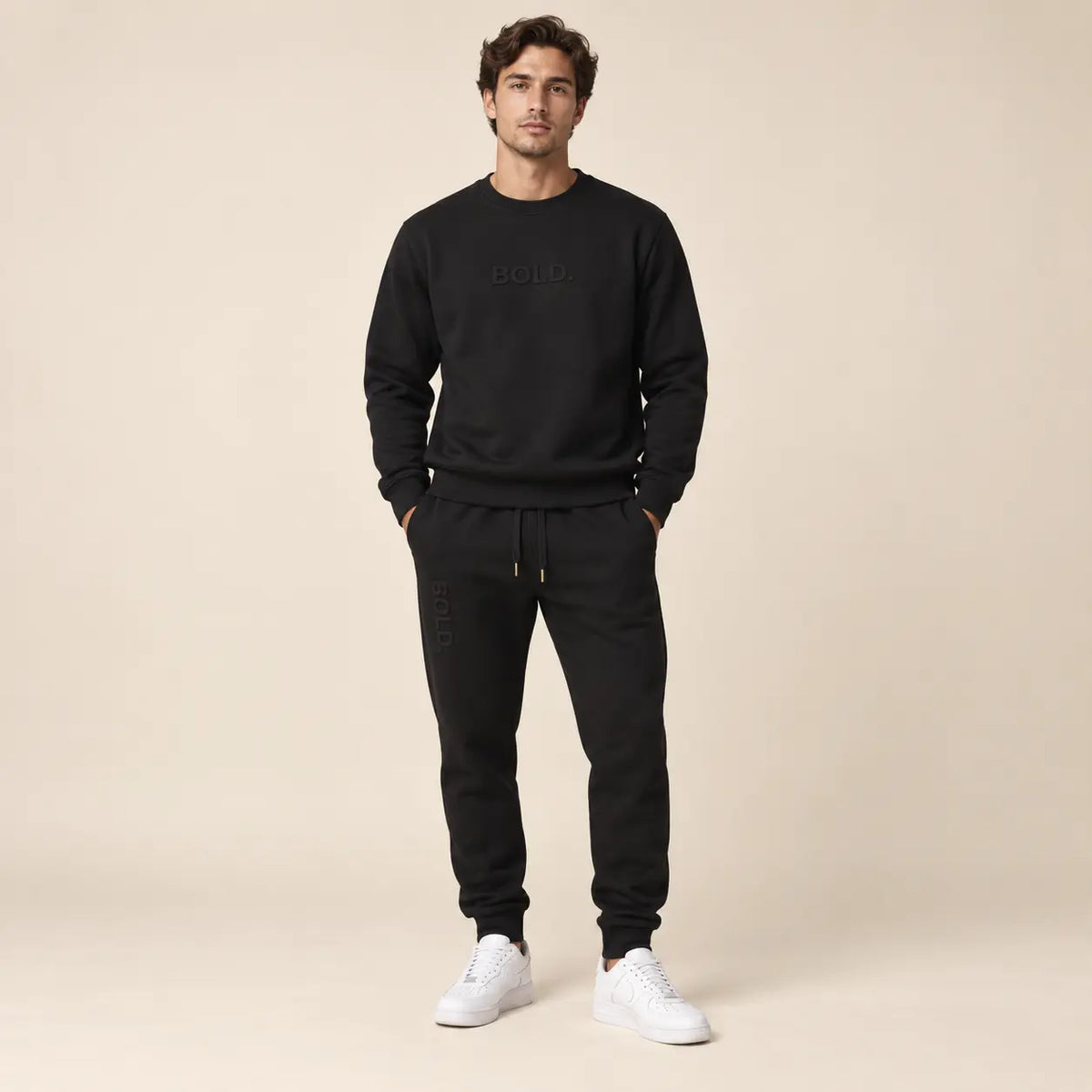 Slim Sweatpants - Ultra Black BOLD
