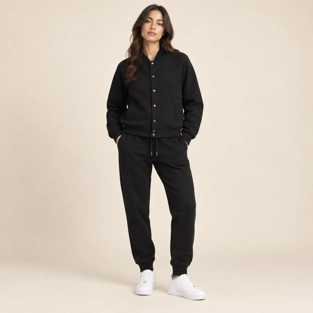 Slim Sweatpants - Ultra Black BOLD
